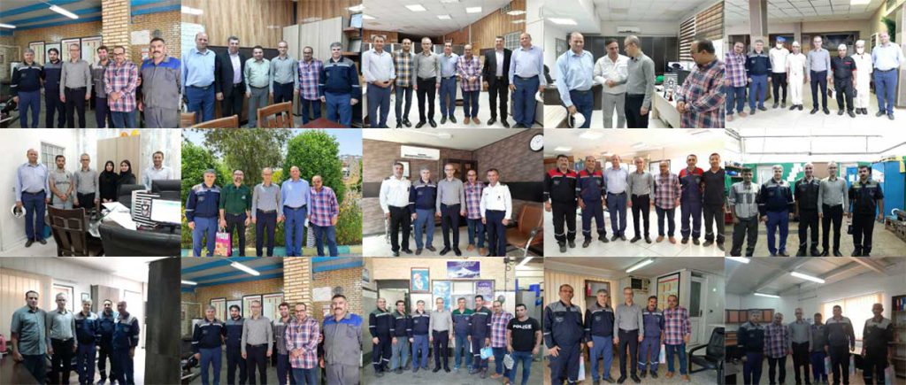 دیدار صمیمانه مدیر عامل پتروشیمی خوزستان با کارکنان به مناسبت عید سعید فطر